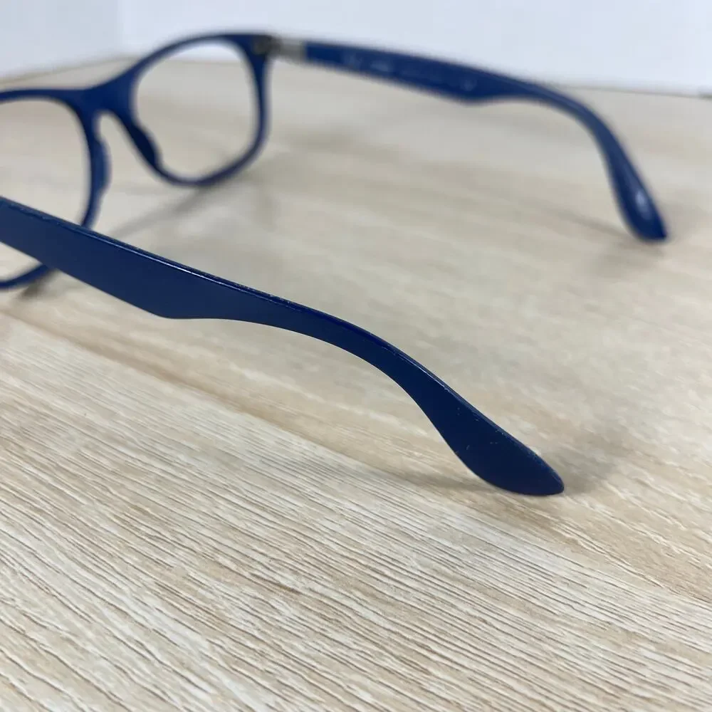 Ray-Ban RB4207 6015/8G LiteForce Sunglasses Blue Frames Only DAMAGED 55-17 Italy